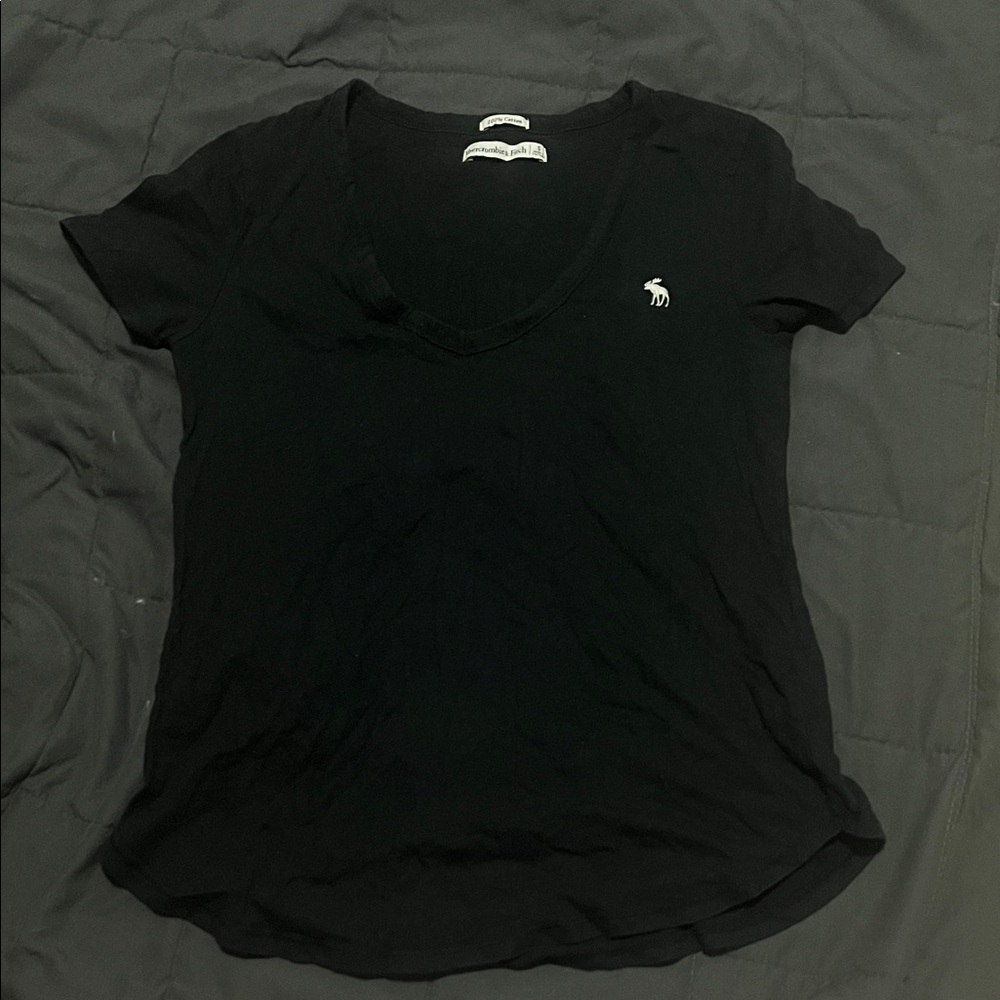 Abercrombie & Fitch Black Short Sleeve Tee